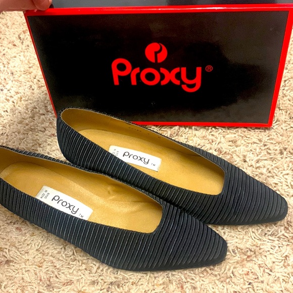 Proxy Shoes - Proxy 1” heel ballet shoe point toe